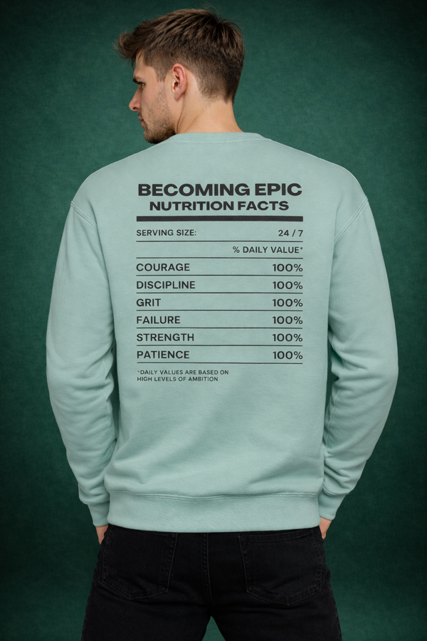 Nutrition Facts Crewneck