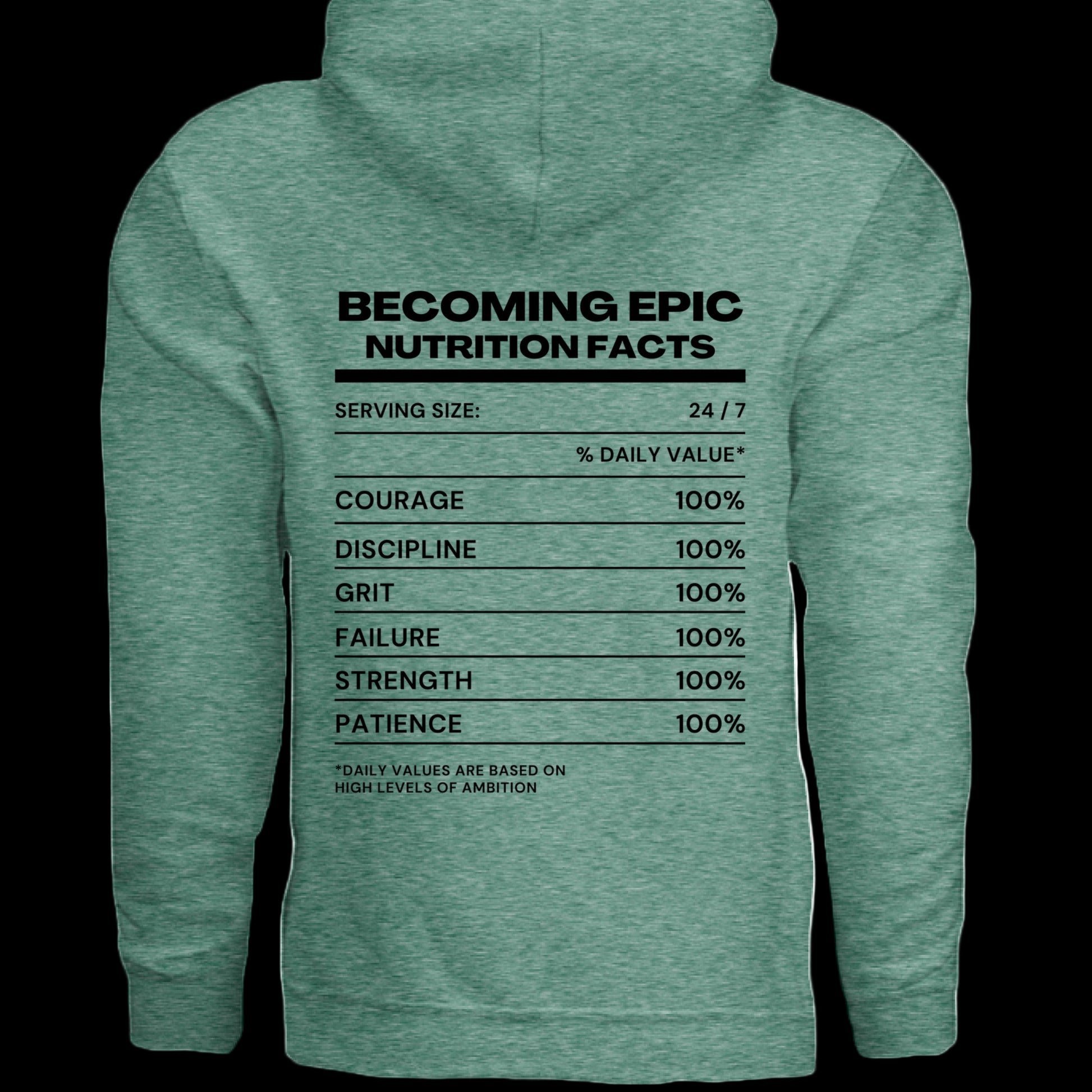 Kelly Green Heather - BACK