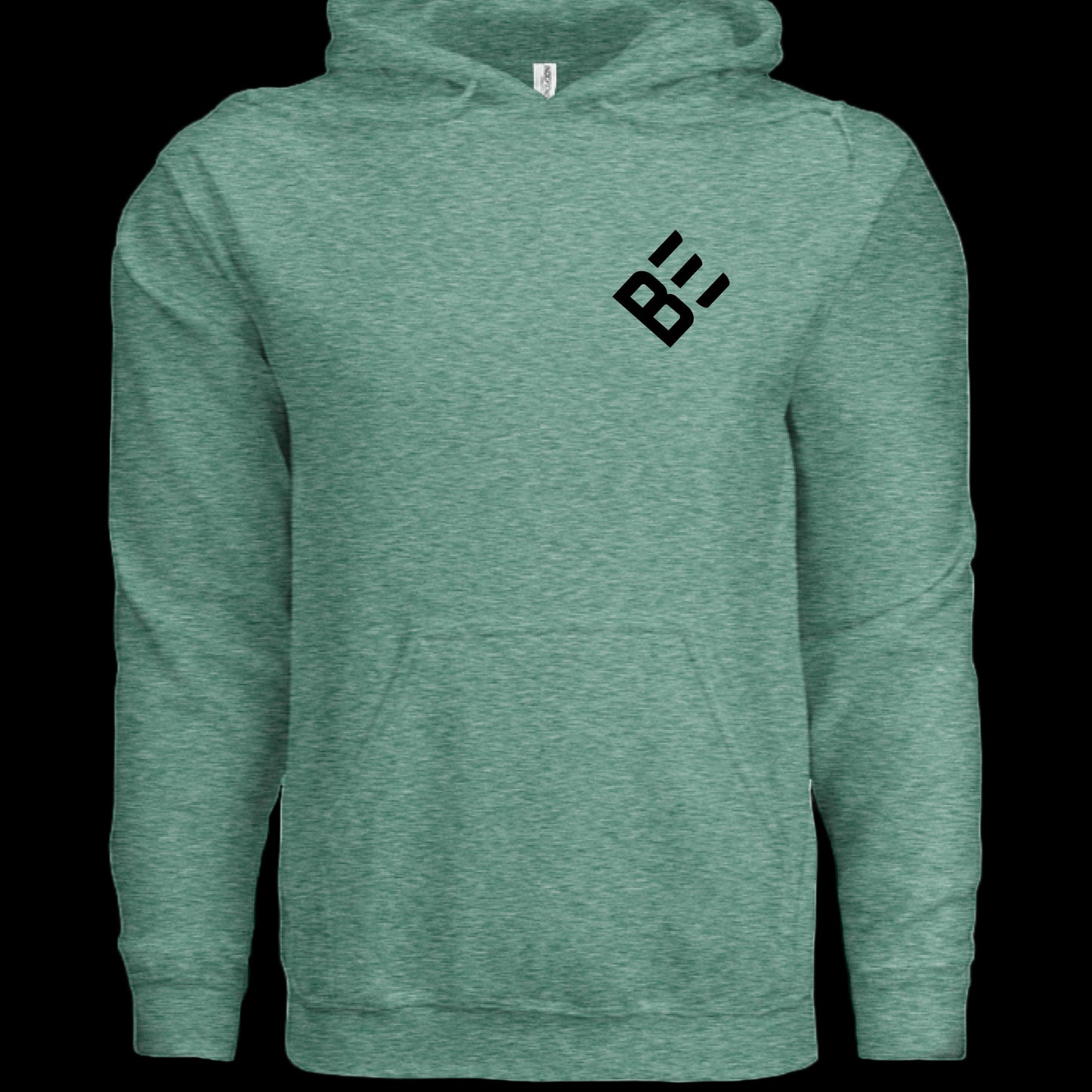 Kelly Green Heather - FRONT